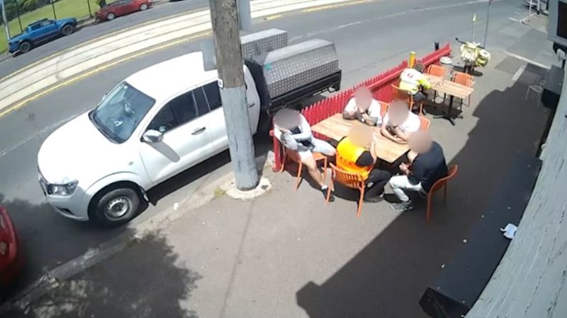 Four men confront construction executive in alleged extortion