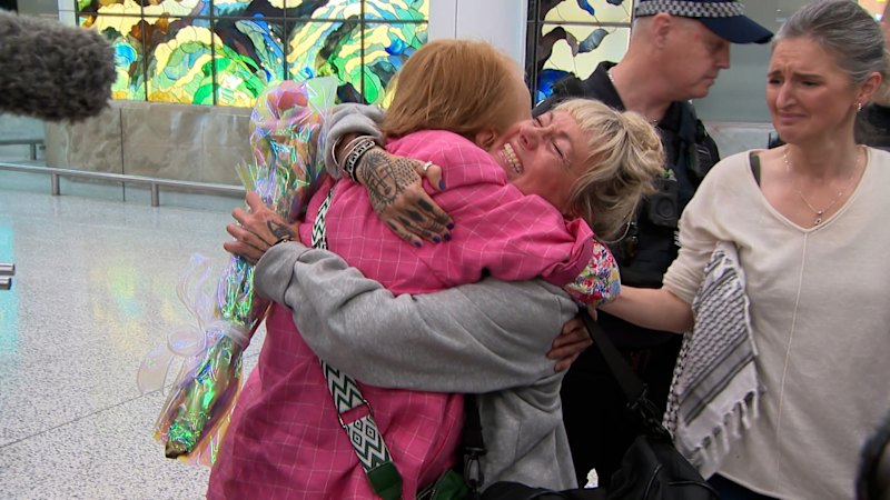 Australians return home from Gaza-bound flotilla