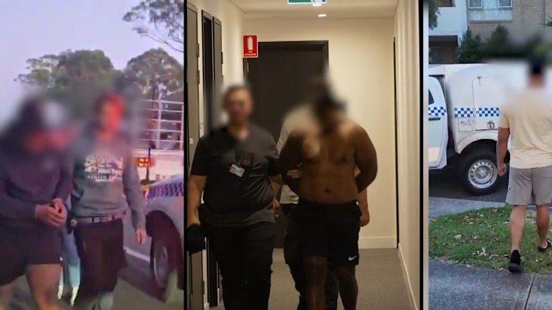 V Sydneyju aretirali tri moške zaradi domnevnih povezav s kriminalno združbo