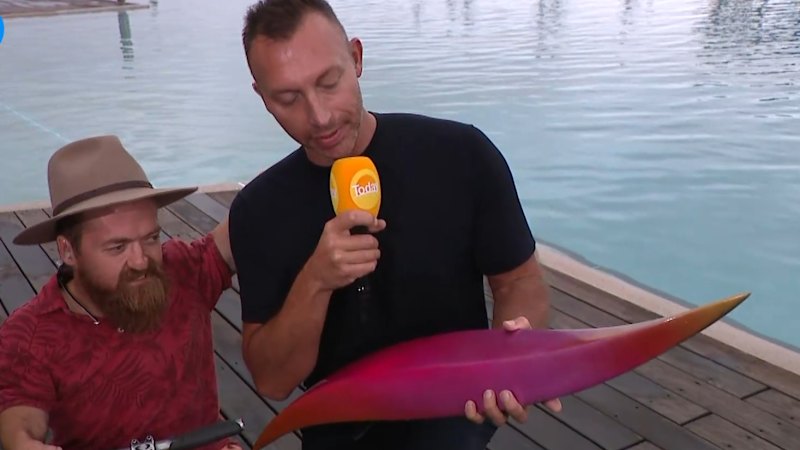 Thorpe Scooter reveal first piece of Olympic emblem