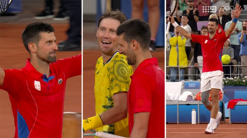 Aussie thumped as Djokovic makes big statement