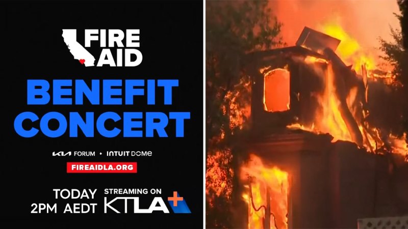 Music stars to hold benefit concert for LA fire victims