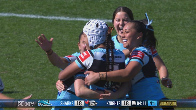 Sharks halfback nails field goal