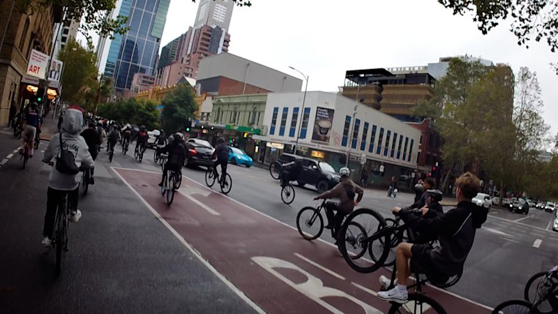 Victoria Police monitor teenage bike “swarms” at Melbourne ride-outs