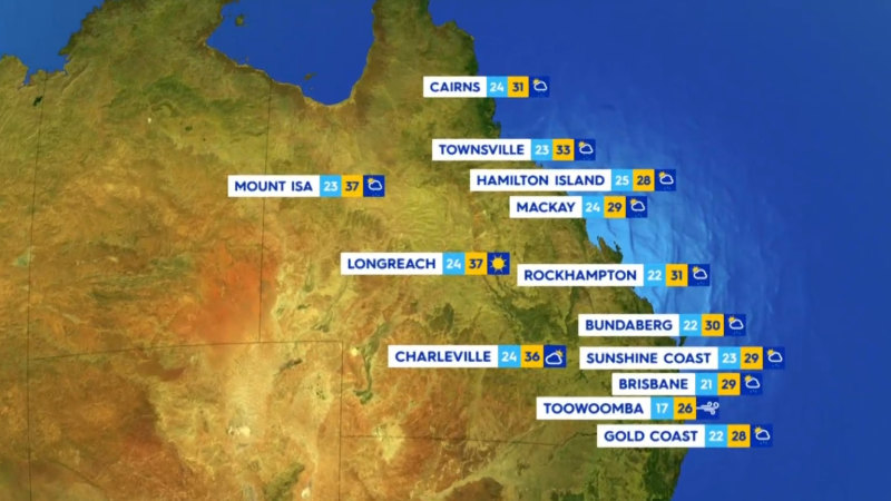 National weather forecast for Friday February 21