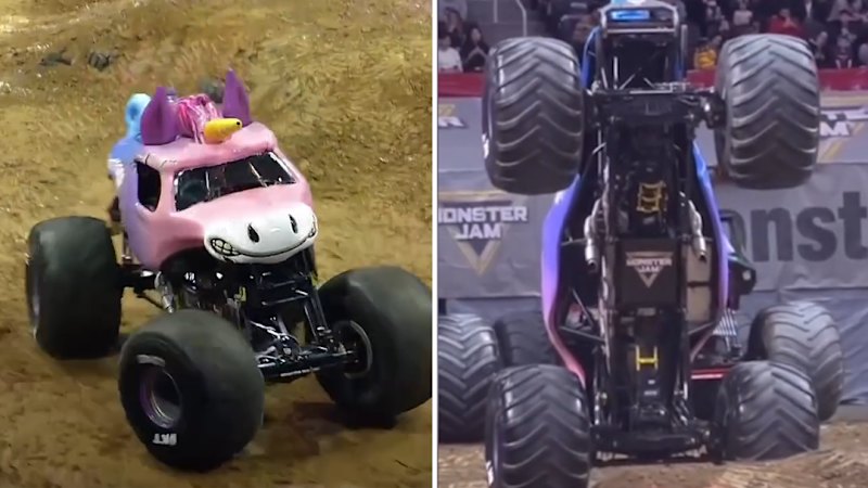 Video: Monster Jam Driver Jamie Sullivan Demonstrates Her Signature...