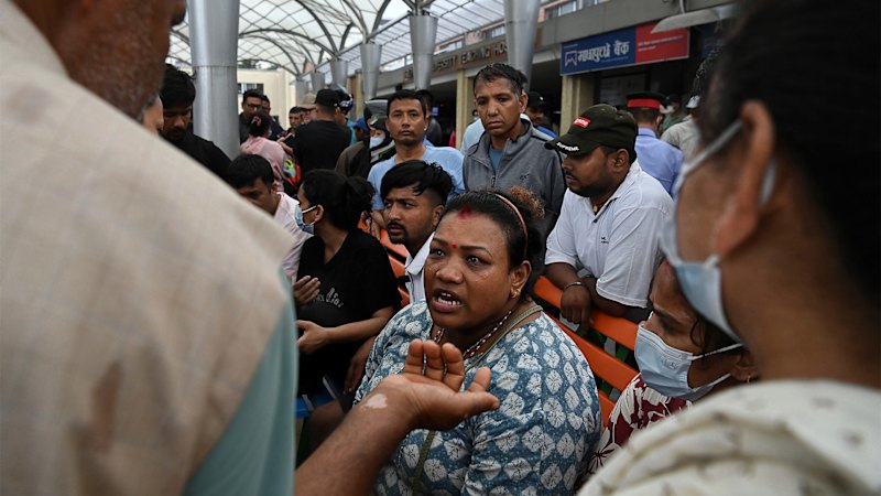 Nepal flood victims’ families search Kathmandu hospitals for missing relatives