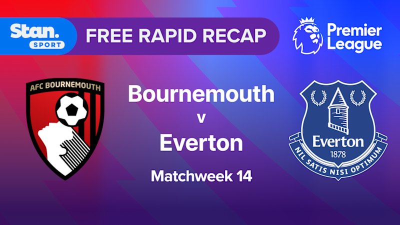 Rapid Recap | MW14: Bournemouth vs Everton