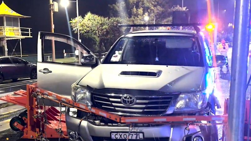 Alleged out-of-control driver ploughs into two pedestrians in Queensland