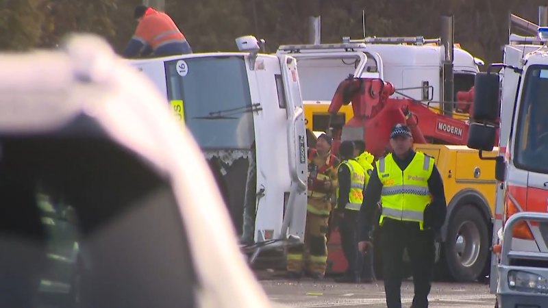 Girl killed, 10 people injured after school bus rolls