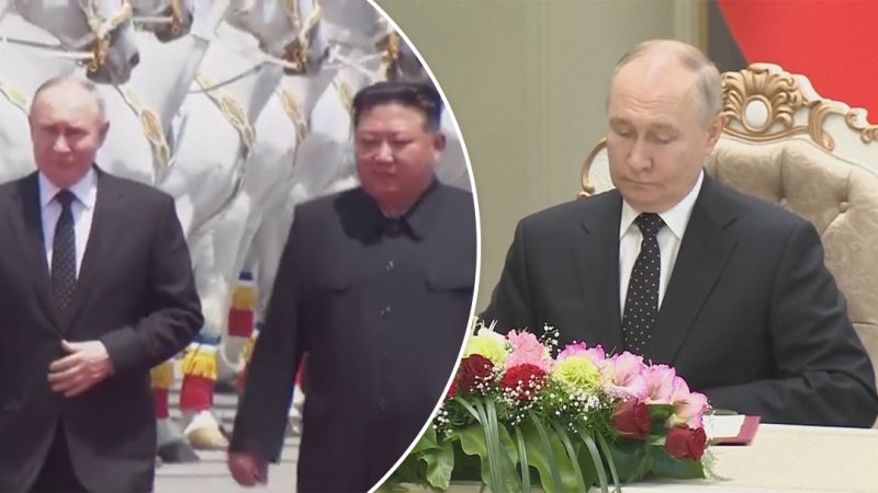 Putin and Kim vow to aid each other if attacked