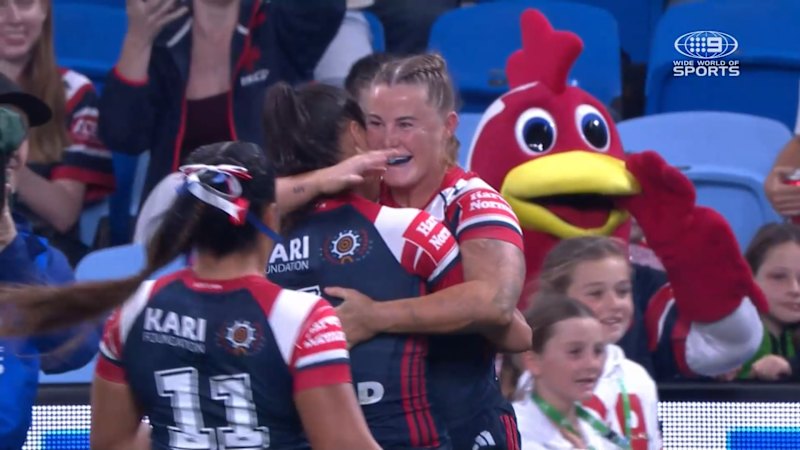 Roosters winger starts the party