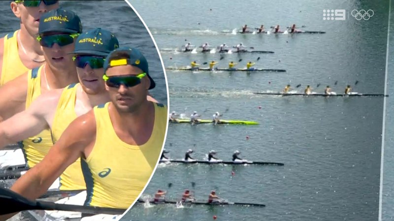 Aussie kayak four break Olympic record