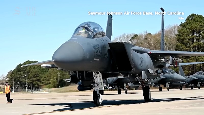 Search underway for crew member of shot down US fighter jet