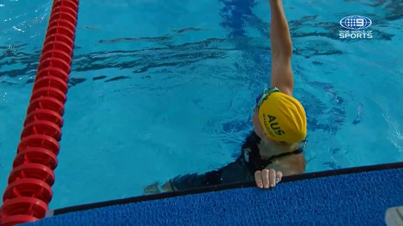 Lani Pallister wins women’s 200m freestyle, edging Summer McIntosh