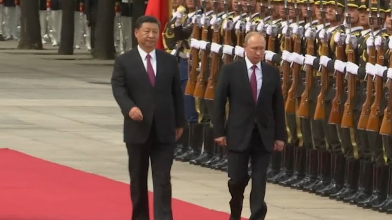 China's President Xi Jinping arrives in Moscow for talks with Russian leader