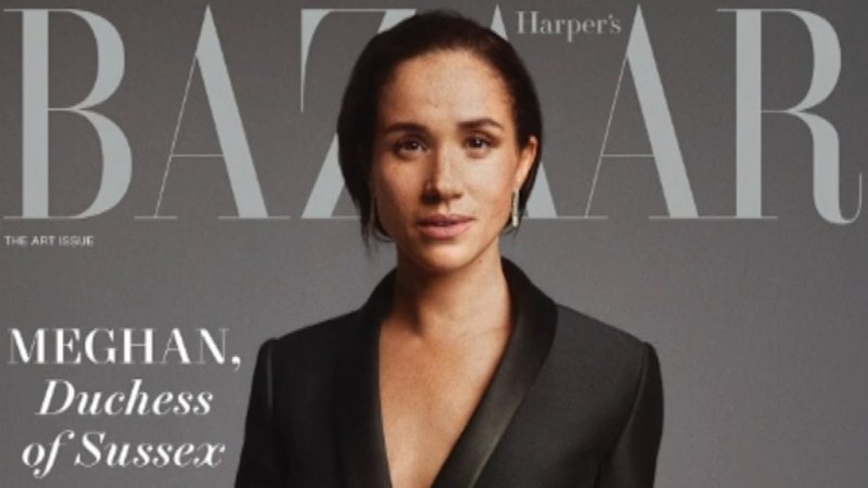 Meghan Markle razkriva zakulisje snemanja naslovnice za ameriški Harper's Bazaar