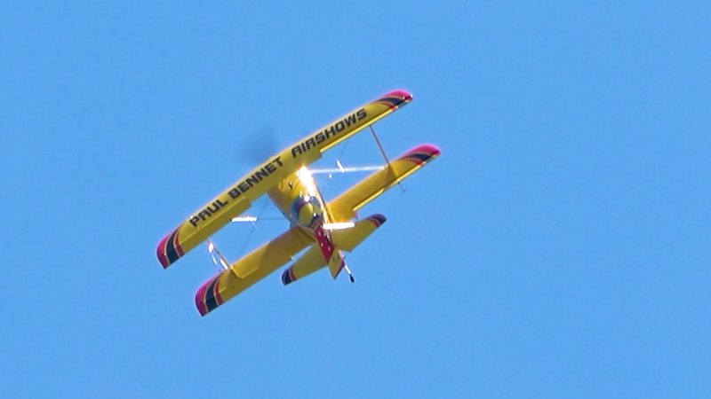 Like father, like son: 19-year-old Jett flies with his father’s aerobatics team.