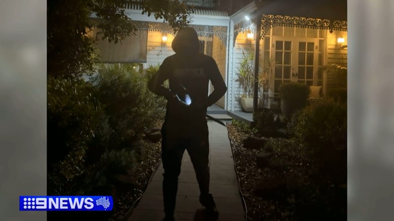 Dad injured fighting off man allegedly armed with machete