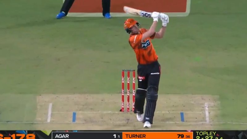 Turner hits massive six