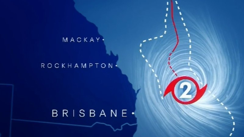 Tropical Cyclone Alfred on the move