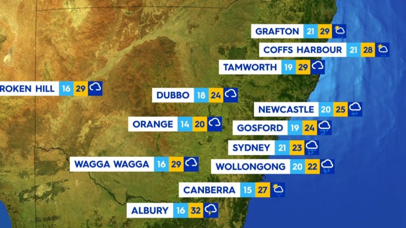 National weather forecast for Friday November 29