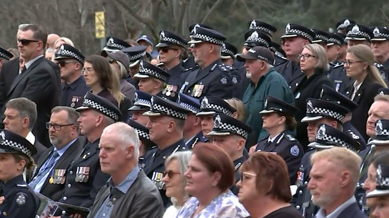 Slain police officers honoured one year on