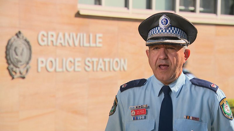Police hunt man who fired shots after car chase through Sydney's west