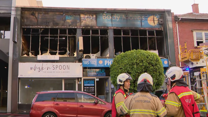 Firefighters extinguish blaze at Melbourne gym