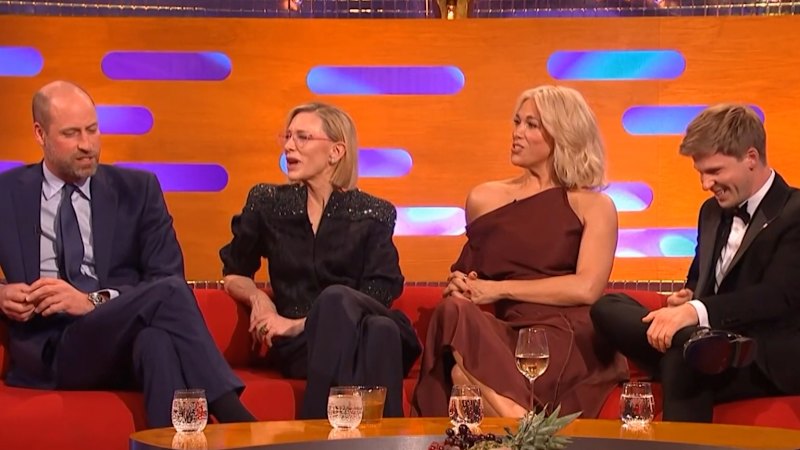 Prince William makes his chat show debut on The Graham Norton Show