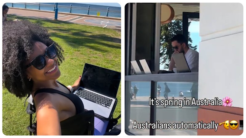 Sydney residents spend first day of spring working outdoors and in local venues
