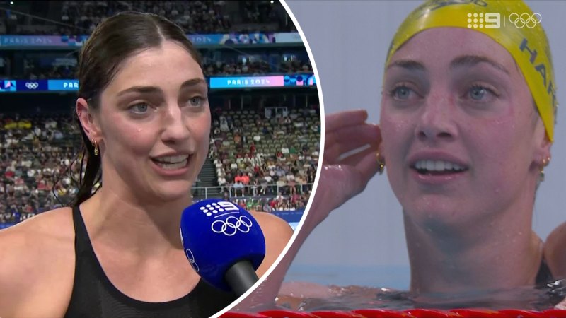 Meg Harris lost for words after shock silver