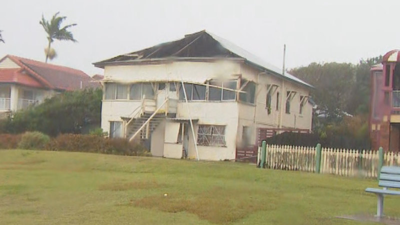 Roof blown off in ex-Cyclone Alfred