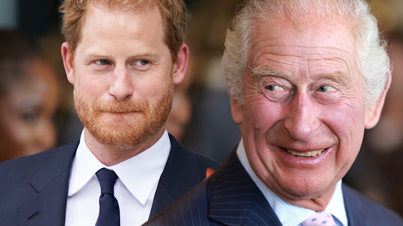 King Charles and Prince Harry meet face to face