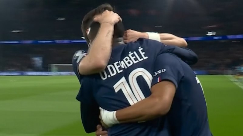 Doue scores banger against Liverpool