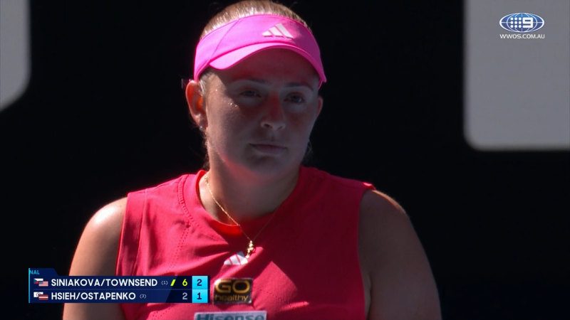 Ostapenko fumes at ‘point of the match’