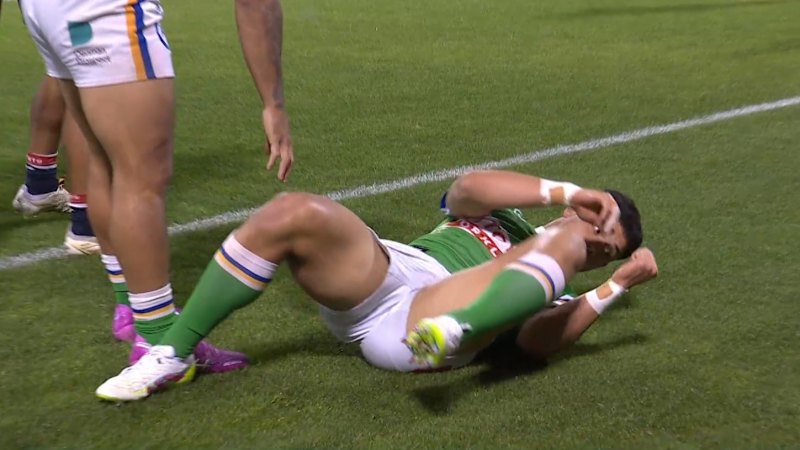 Concern for Raiders winger after unlucky landing