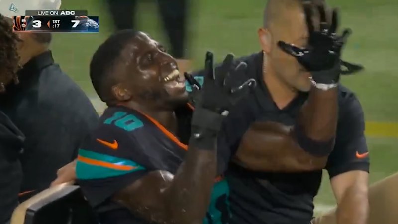 Video: Dolphins Star Carted Off After Sickening Injury