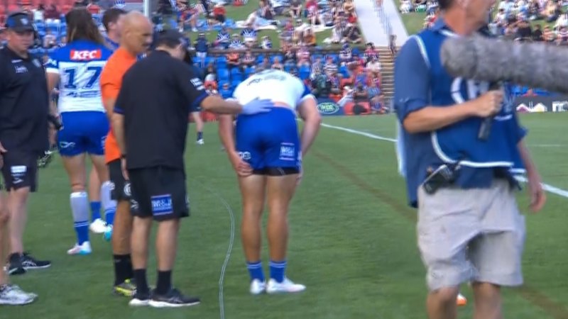 Burton leaves with hamstring injury