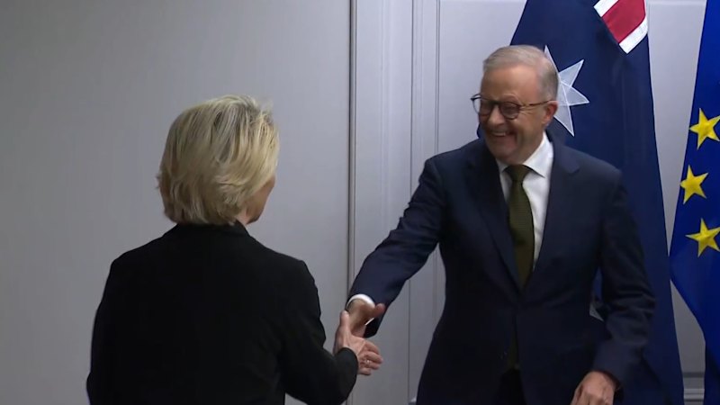 Albanese meets EU president while in Rome