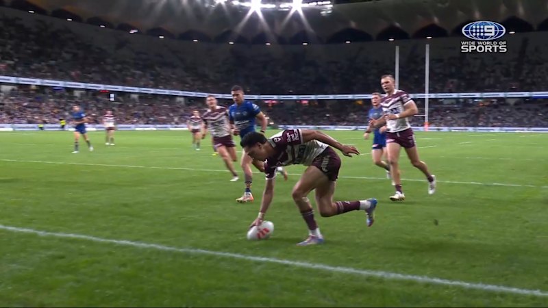 Manly star powers over for a double