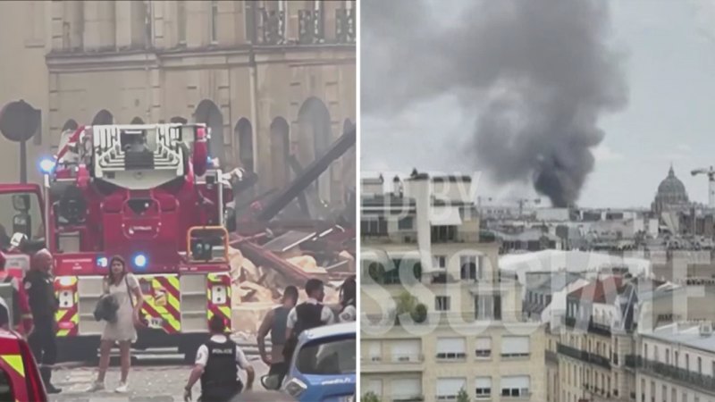 Paris'te büyük patlama