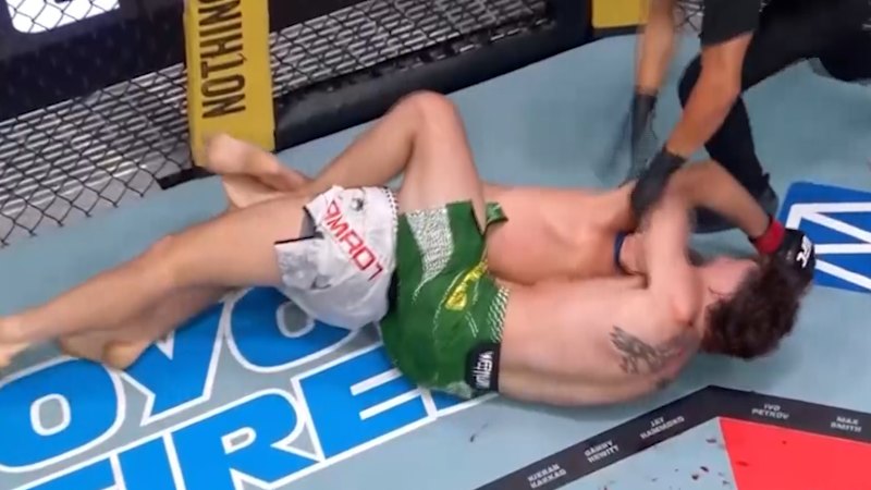 Aussie rising star's brutal UFC win