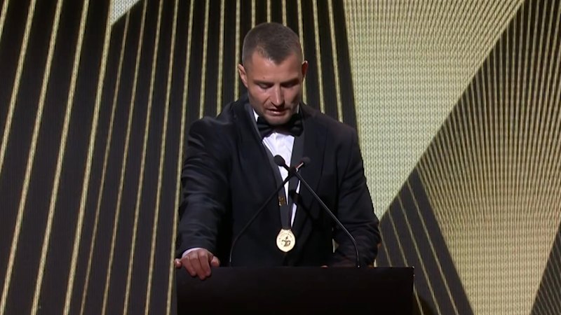 Video: Foran Delivers Emotional Tribute to Late Stepson