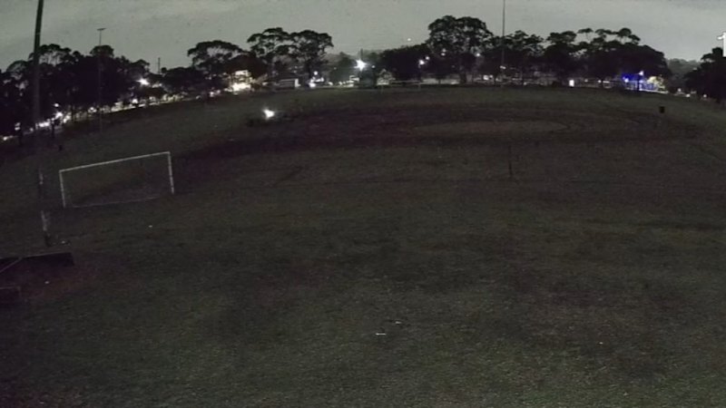 Sydney football club condemns ute driver after burnouts damage pitch