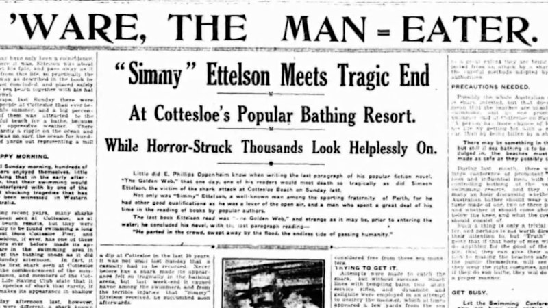 Američan obiskal Perth v spomin na žrtev napada morskega psa