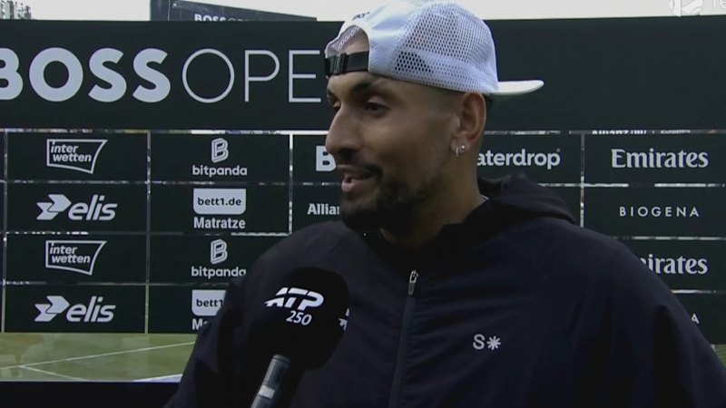 Kyrgios' puts 'a lot of work' into comeback