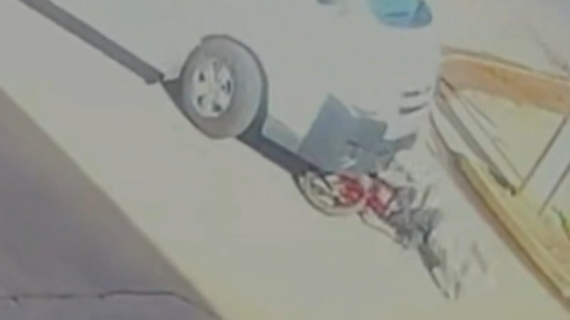 Four-year-old's message after surviving taxi crash