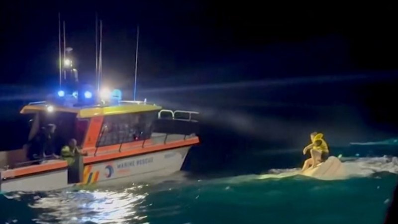 Man survives hours clinging to hull of boat off WA coast