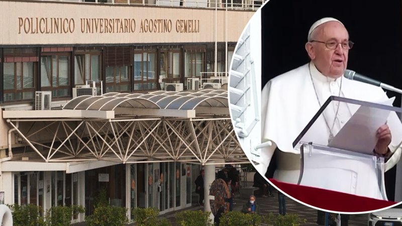 Vatican says Pope Francis has been hospitalised